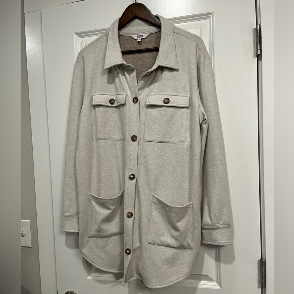 BB Dakota by Steve Madden Sweater Jacket Shacket Size Large